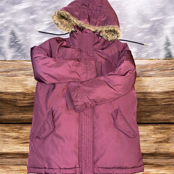 Old Navy Faux-Fur Trimmed Parka - Size XS Petite - Picture 2 of 7